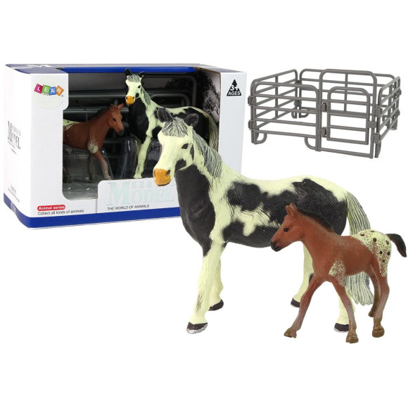 Zestaw 2 Figurek Konie Zagroda Figurka Koń Źrebak Zestaw 2 Figurek Konie Zagroda Figurka Koń Źrebak