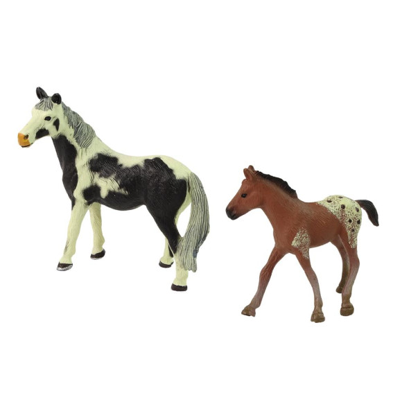 Zestaw 2 Figurek Konie Zagroda Figurka Koń Źrebak Zestaw 2 Figurek Konie Zagroda Figurka Koń Źrebak
