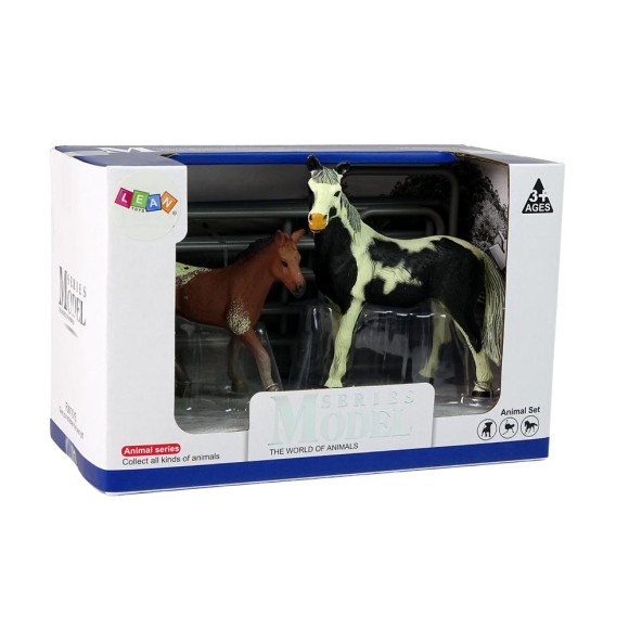 Zestaw 2 Figurek Konie Zagroda Figurka Koń Źrebak Zestaw 2 Figurek Konie Zagroda Figurka Koń Źrebak