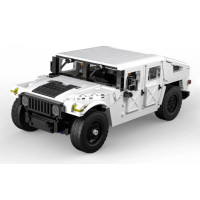 Klocki techniczne CaDA 1386 el. Humvee pojazd wojskowy 1:12 dla dzieci 8+