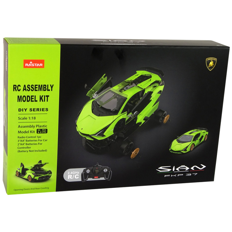 Zestaw Klocków Konstrukcyjnych Auto R/C 1:18 Lamborghini Sian FKP 37  Rastar