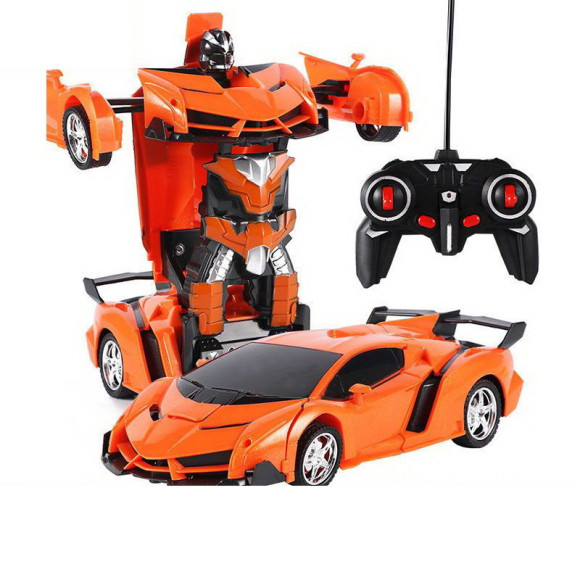 Auto Robot Transformers 2w1 Pilot R/C Światło Dźwięk Drift Pomarańczowy Auto Robot Transformers 2w1 Pilot R/C Światło Dźwięk Drift Pomarańczowy