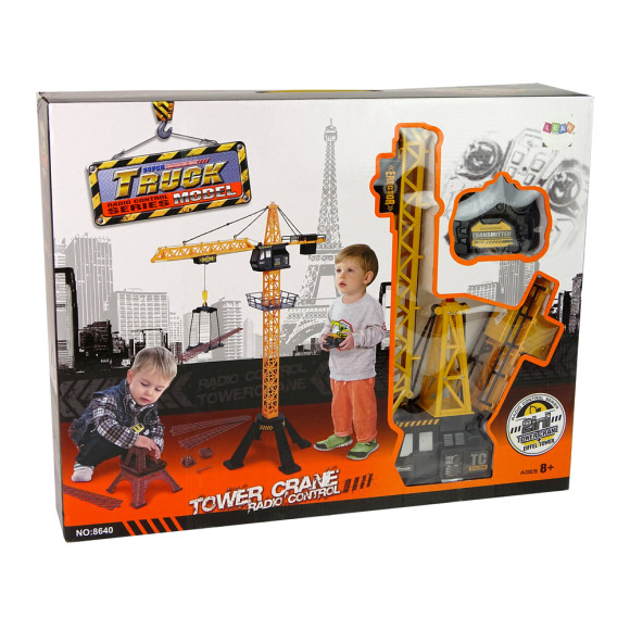Wysoki Dźwig Żuraw Budowlany 90 cm Pilot R/C Wieża Eiffla Wysoki Dźwig Żuraw Budowlany 90 cm Pilot R/C Wieża Eiffla