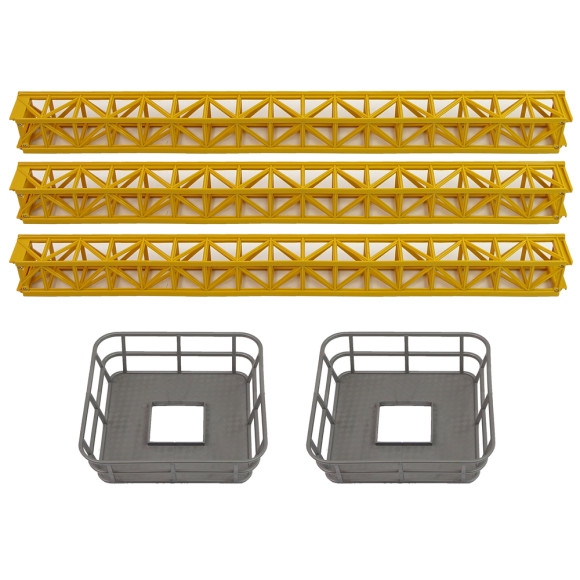 Ogromny Dźwig Żuraw R/C Zdalnie Sterowany Wysokość 183 cm 2 Poziomy