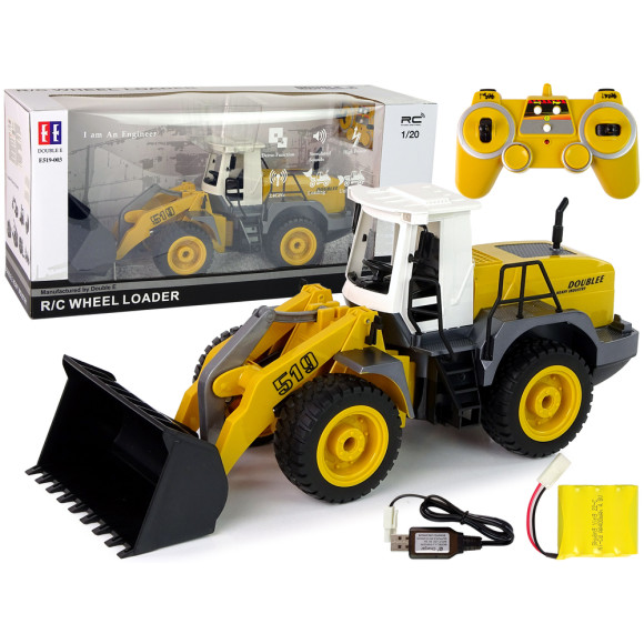 Koparka Zdalnie Sterowana Ładowarka R/C 1:20 Unoszone Ramię Koparka Zdalnie Sterowana Ładowarka R/C 1:20 Unoszone Ramię