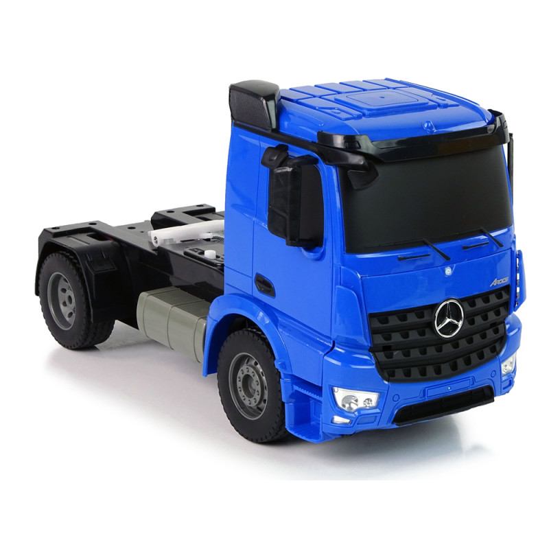 Duża Ciężarówka R/C Mercedes Arocs Niebieska 1:20 Kontener 58 cm Długości