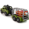 Auto Terenowe Transporter Do Rozkręcania DIY Zielony Dinozaur