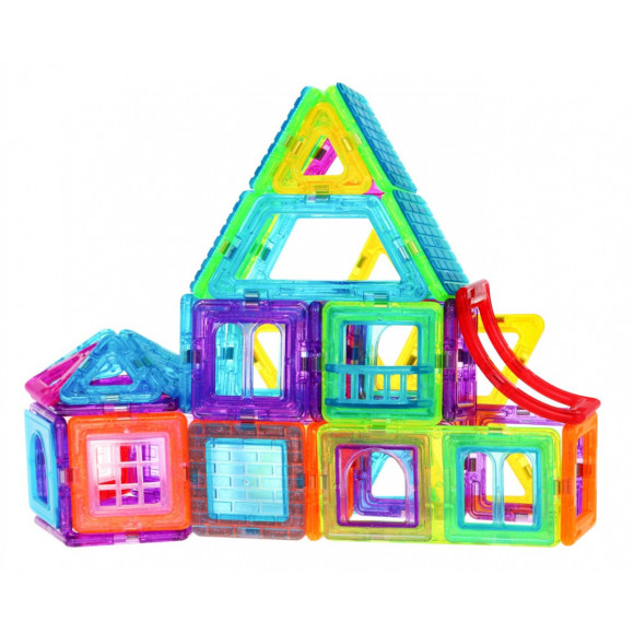 Klocki Magnetyczne MEGA Zestaw 184 elementów