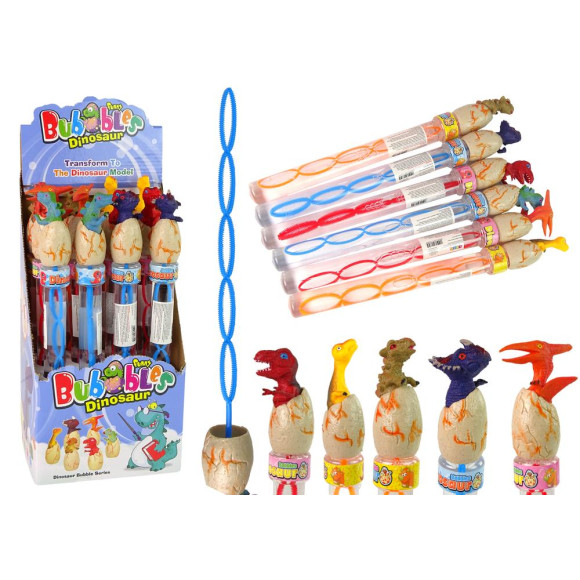Bańki Mydlane Dinozaury 34 cm Różne Kolory Bańki Mydlane Dinozaury 34 cm Różne Kolory