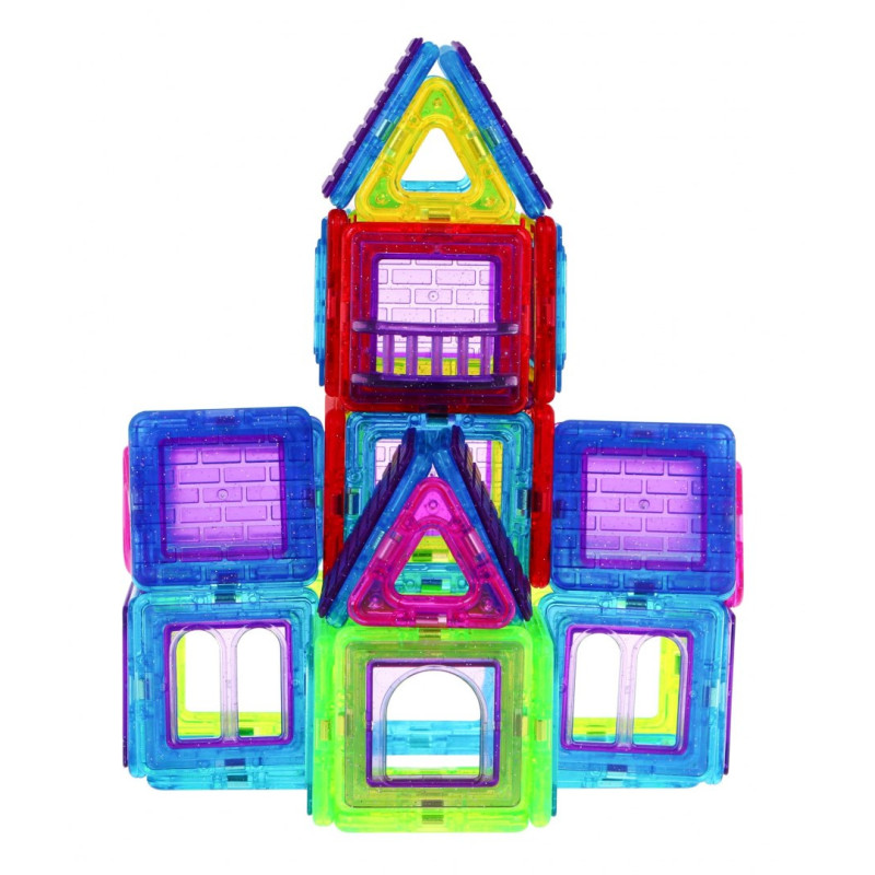 Klocki Magnetyczne MEGA Zestaw 184 elementów