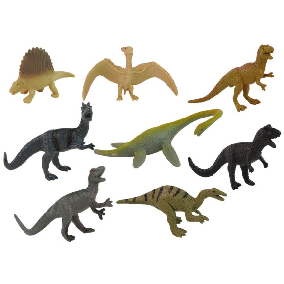 Zestaw Figurek Dinozaury w Tubie Park Akcesoria 12 El. Zestaw Figurek Dinozaury w Tubie Park Akcesoria 12 El.
