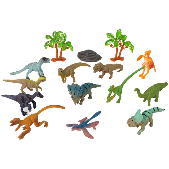 Zestaw Zwierzęta Dinozaury Figurki 12szt. Akcesoria W Tubie Zestaw Zwierzęta Dinozaury Figurki 12szt. Akcesoria W Tubie
