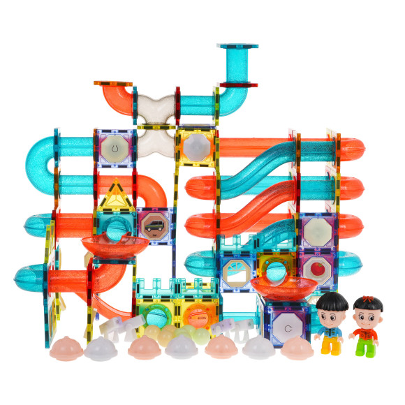 Klocki Magnetyczne Zestaw 292 elementów