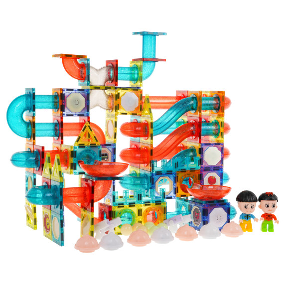 Klocki Magnetyczne Zestaw 292 elementów