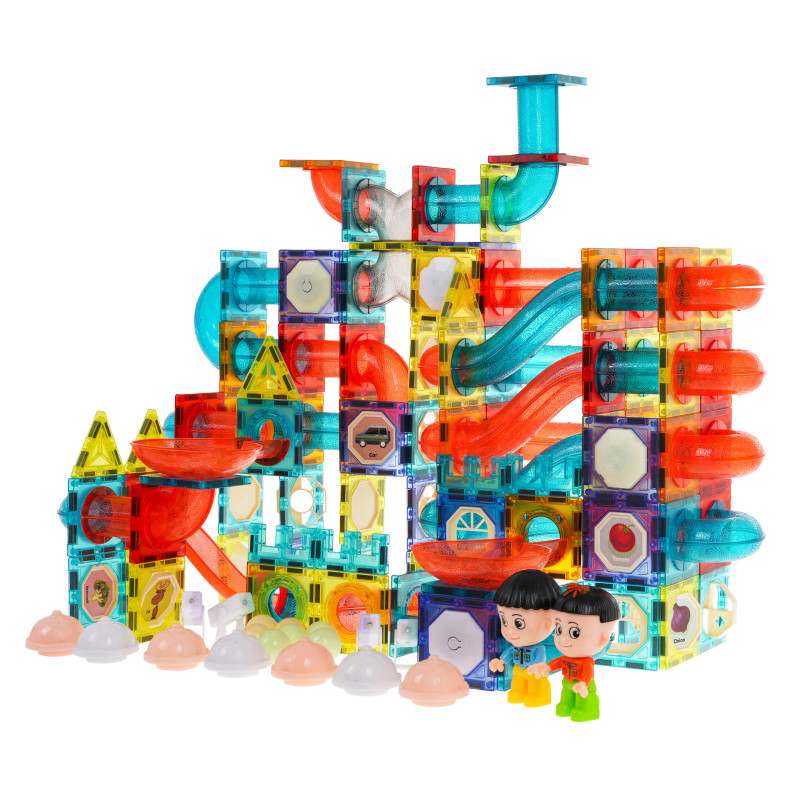 Klocki Magnetyczne Zestaw 292 elementów