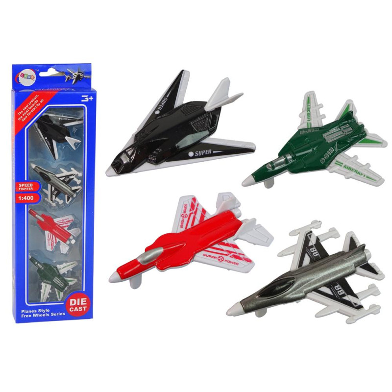 Zestaw Samoloty Odrzutowce 1:400 4 Szt