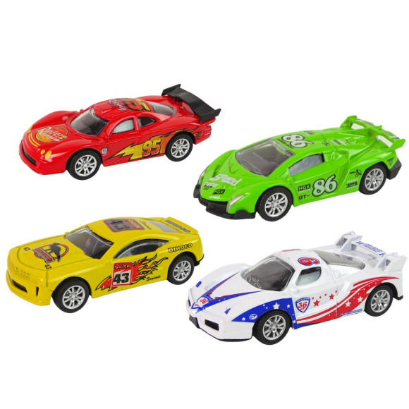 Auto Sportowe Wyścigowe Resorak Wyścigi 4 Kolory 1:43 Auto Sportowe Wyścigowe Resorak Wyścigi 4 Kolory 1:43