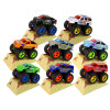 Auto Resorak Z Naciągiem Monster Truck Big Foot Gumowe Opony Rampa