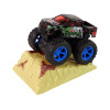 Auto Resorak Z Naciągiem Monster Truck Big Foot Gumowe Opony Rampa