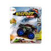 Auto Resorak Z Naciągiem Monster Truck Big Foot Gumowe Opony Rampa