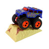 Auto Resorak Z Naciągiem Monster Truck Big Foot Gumowe Opony Rampa