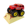 Auto Resorak Z Naciągiem Monster Truck Big Foot Gumowe Opony Rampa
