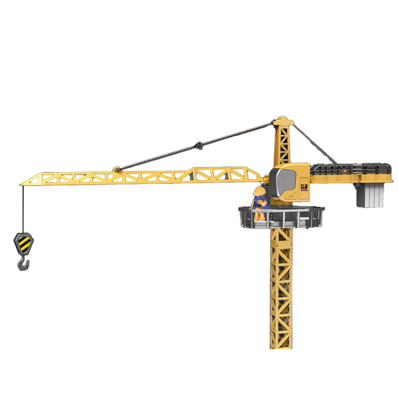 Pojazd Budowlany Żuraw Dźwig 95 cm Żółty