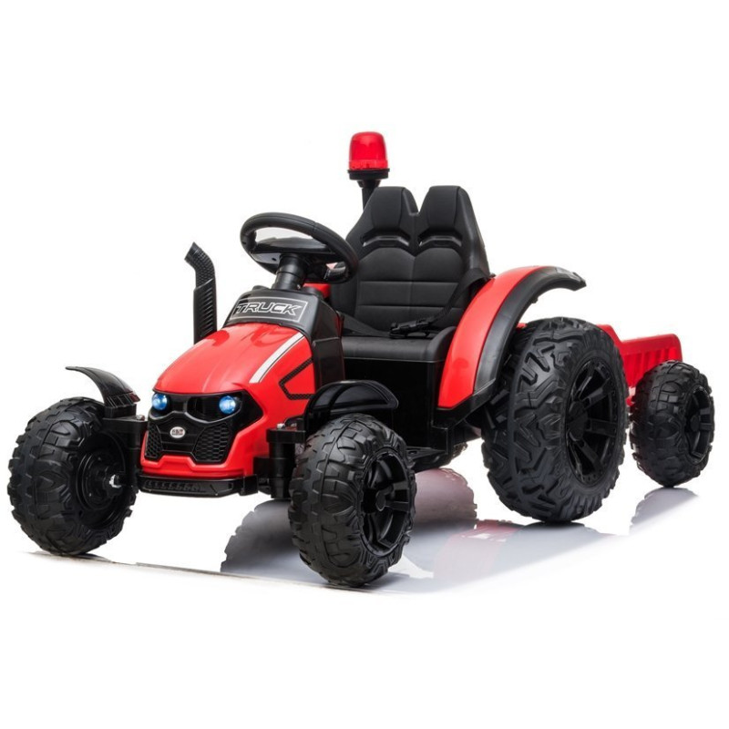Traktor na akumulator z Przyczepą HZB-200 Czerwony