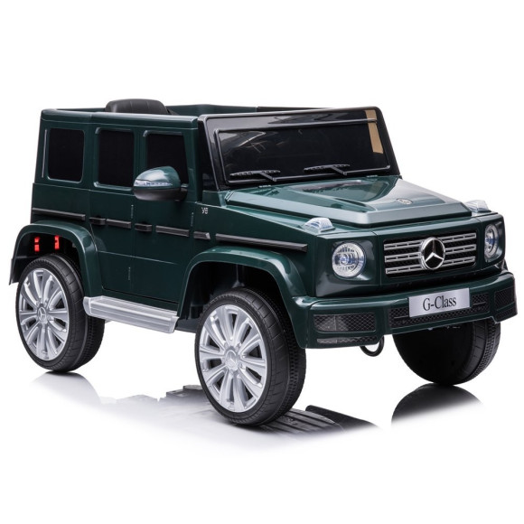 Samochód na akumulator Mercedes G500 Zielony Samochód na akumulator Mercedes G500 Zielony