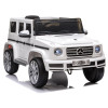 Samochód na akumulator Mercedes G500 biały Samochód na akumulator Mercedes G500 biały