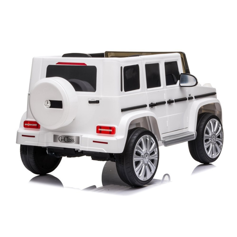 Samochód na akumulator Mercedes G500 biały