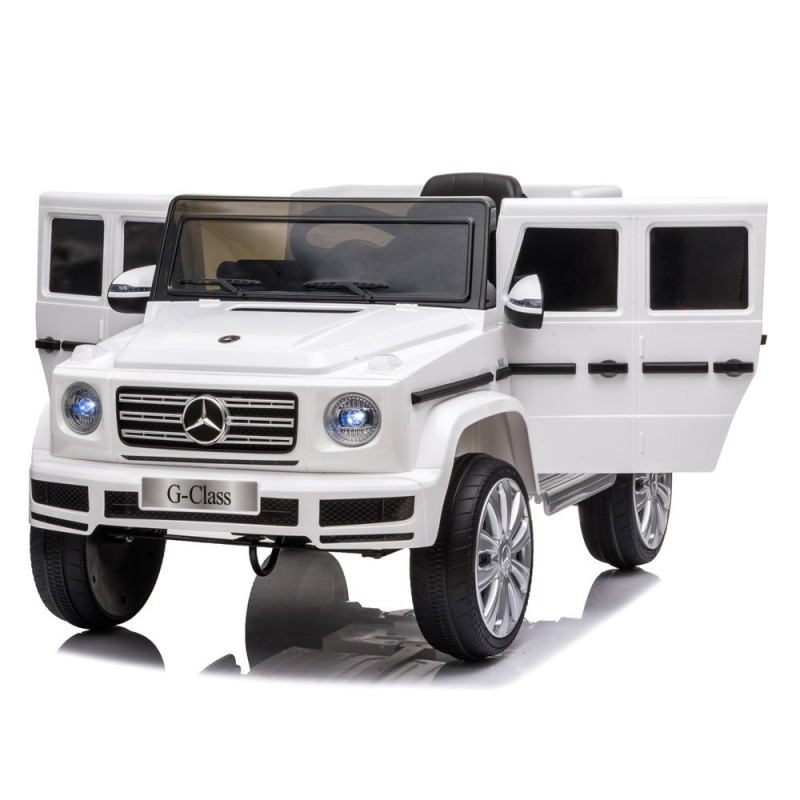 Samochód na akumulator Mercedes G500 biały