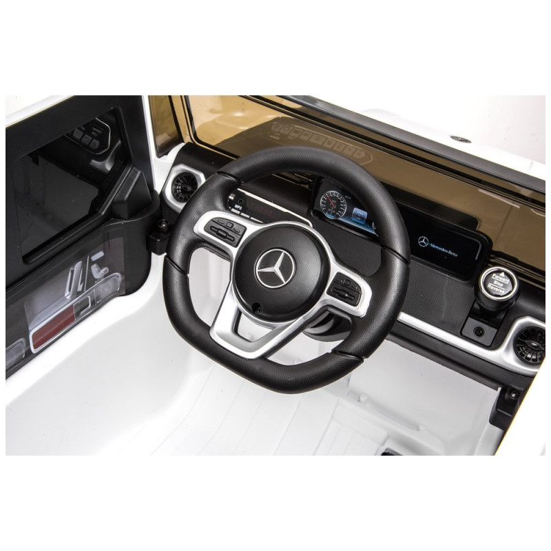 Samochód na akumulator Mercedes G500 biały