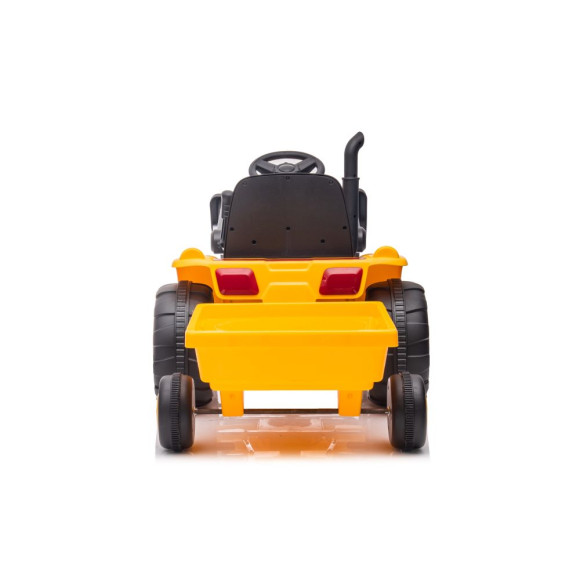 Traktor Na Akumulator Z Przyczepą S617 Żółty