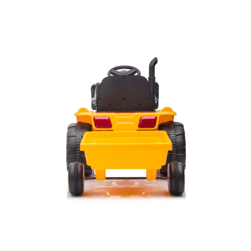 Traktor Na Akumulator Z Przyczepą S617 Żółty