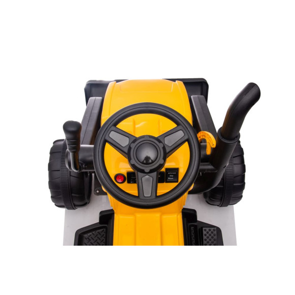 Traktor Na Akumulator Z Przyczepą S617 Żółty
