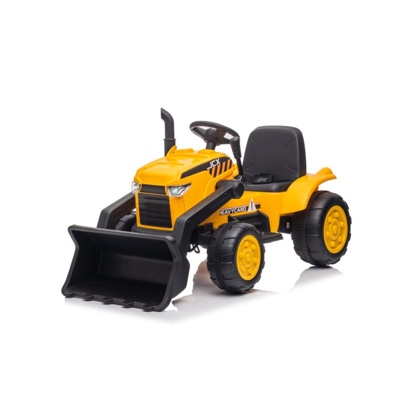 Traktor Na Akumulator Z Przyczepą S617 Żółty