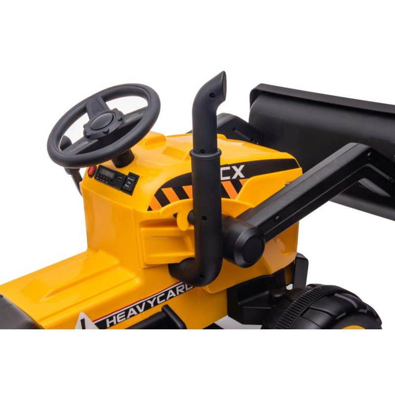 Traktor Na Akumulator Z Przyczepą S617 Żółty