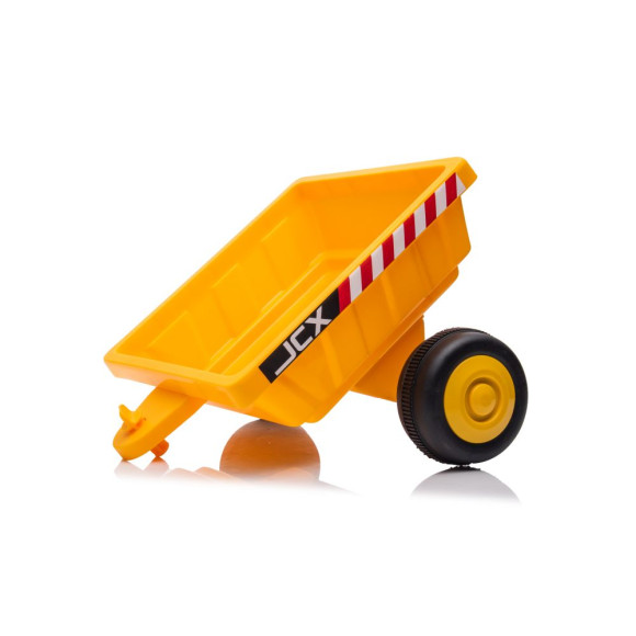 Traktor Na Akumulator Z Przyczepą S617 Żółty
