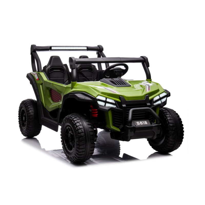 Auto Na Akumulator S618 Zielone 4x4