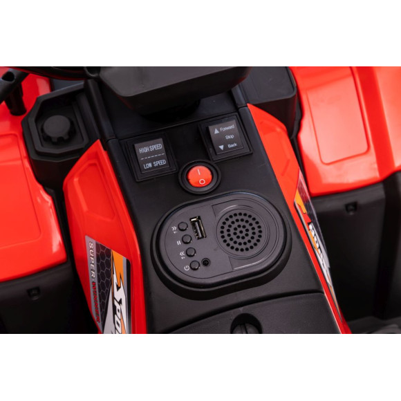 Quad Na Akumulator JC915 Czerwony