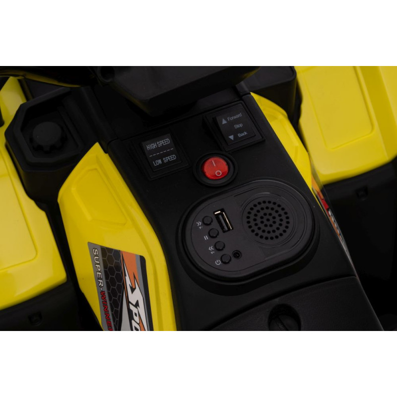 Quad Na Akumulator JC915 Żółty
