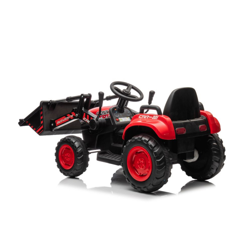 Traktor Na Akumulator Z łyżką BW-X002A Czerwony