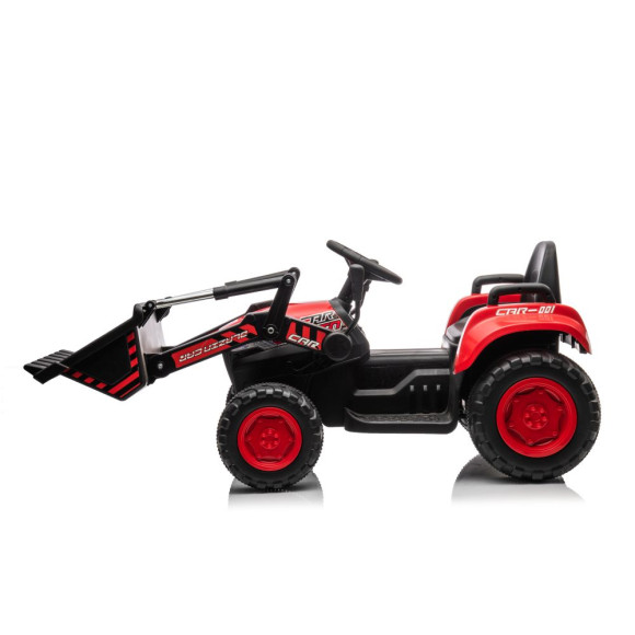 Traktor Na Akumulator Z łyżką BW-X002A Czerwony