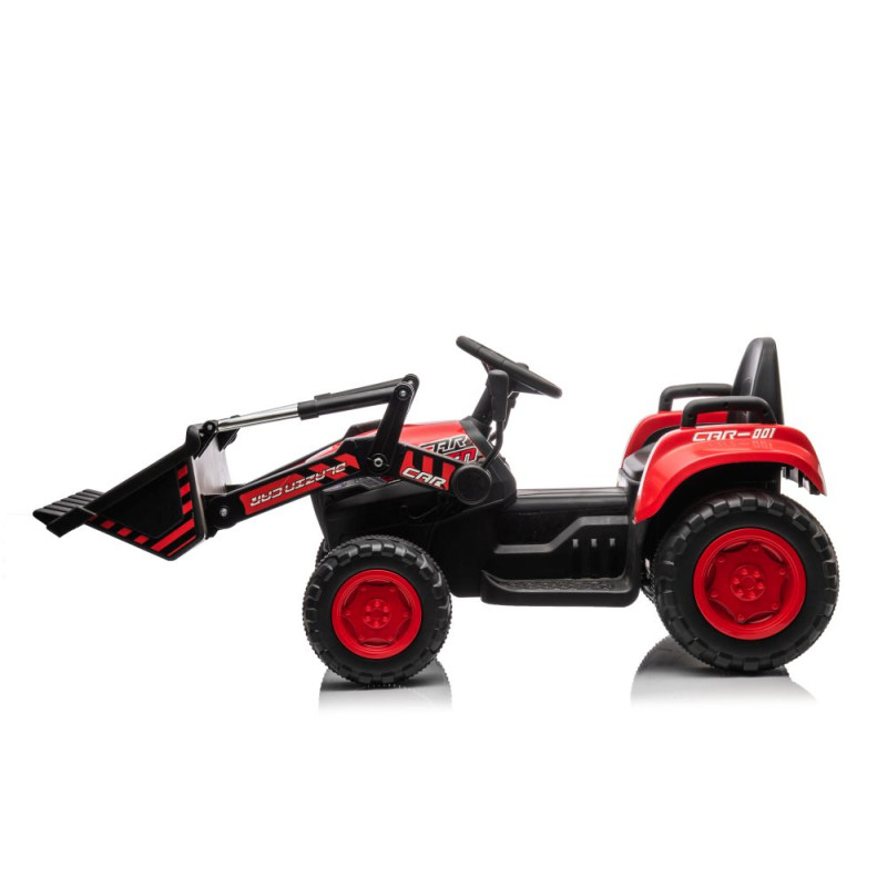 Traktor Na Akumulator Z łyżką BW-X002A Czerwony