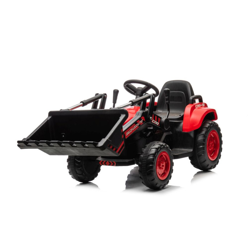 Traktor Na Akumulator Z łyżką BW-X002A Czerwony