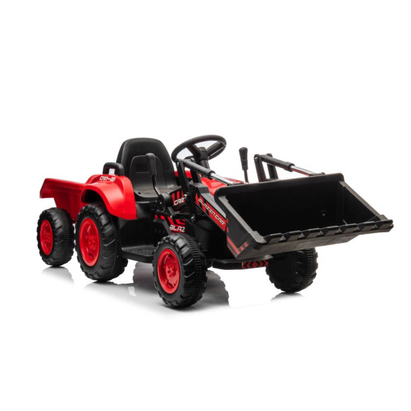 Traktor Na Akumulator Z łyżką BW-X002A Czerwony