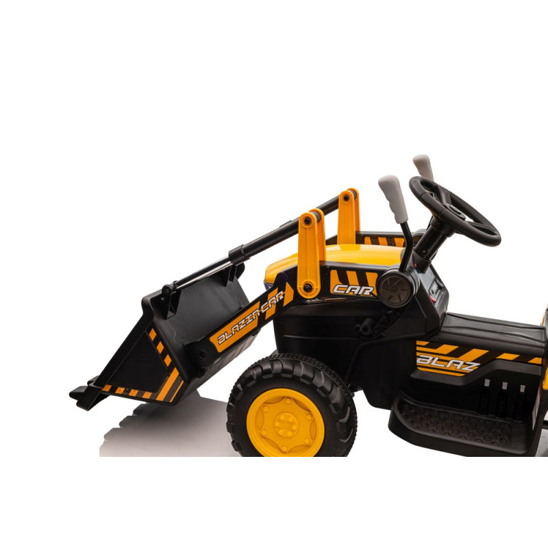 Traktor Na Akumulator Z łyżką  BW-X002A Żółty