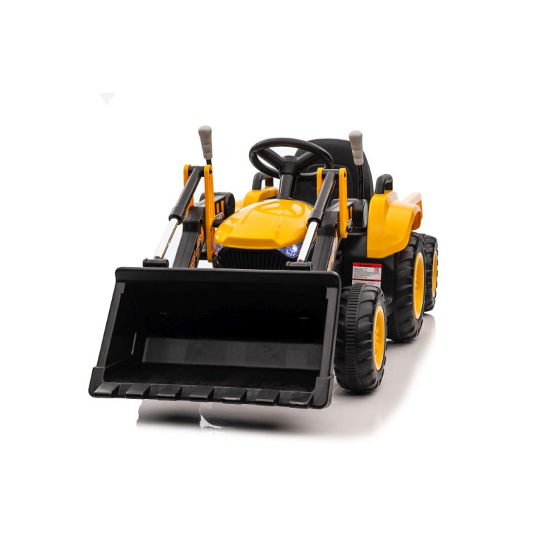 Traktor Na Akumulator Z łyżką  BW-X002A Żółty