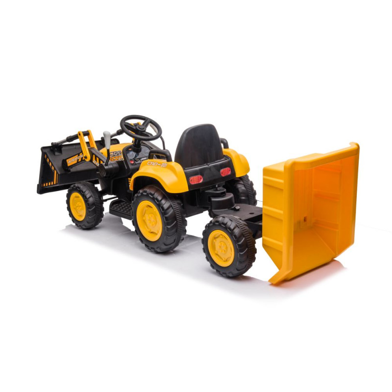 Traktor Na Akumulator Z łyżką  BW-X002A Żółty